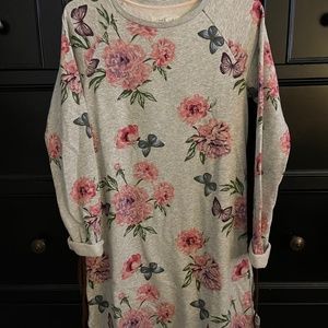 Floral fall dress